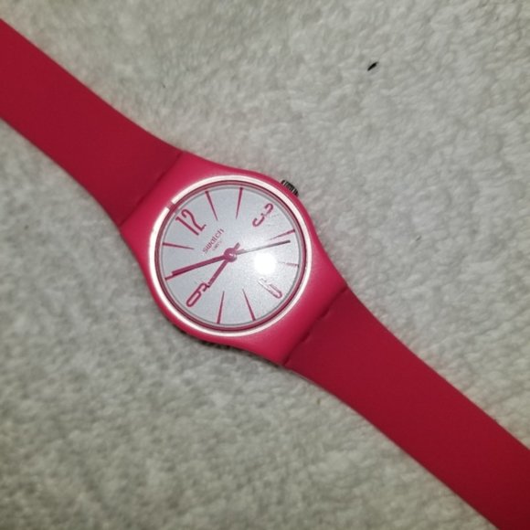 Swatch Accessories - Hot Pink Wraparound SWATCH watch NWT!